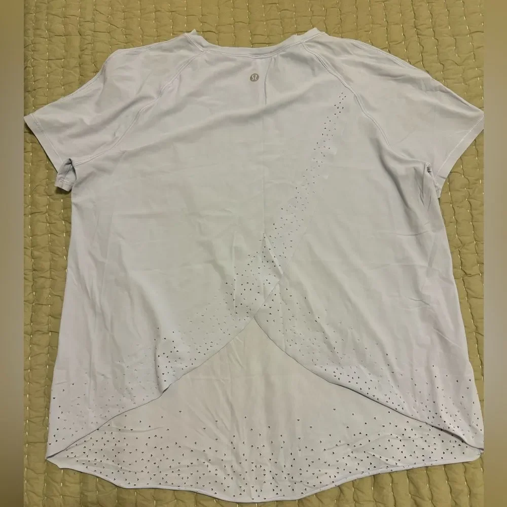 Women’s Lululemon Quick Pace Short Sleeve | Medium | Blue Cast